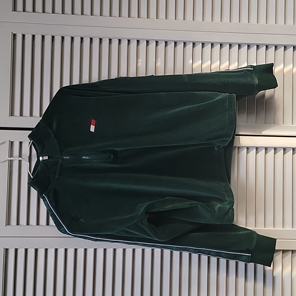 Tommy Hilfiger Velour Crop Botanical sz small